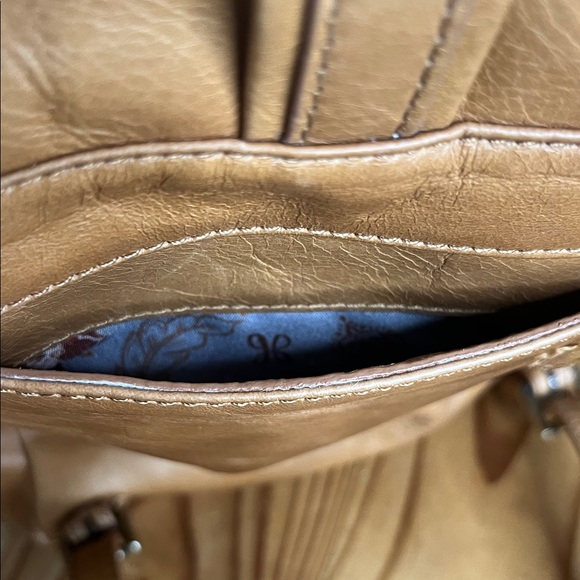 HOBO BAGS Bridge Vintage Tan Leather Backpack Convertible Honey - Picture 14 of 16